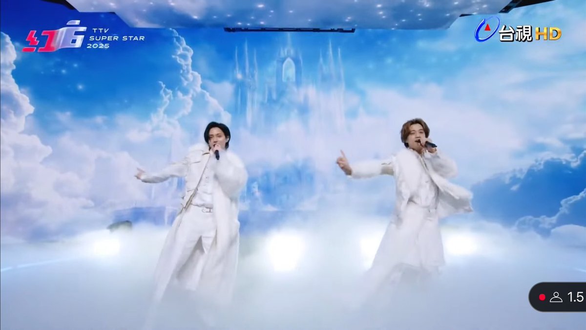 台湾紅白の衣装ショット